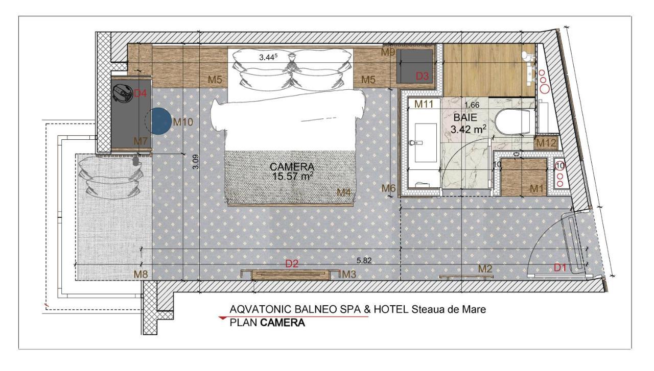 Aqvatonic Hotel - Steaua De Mare Eforie Nord Δωμάτιο φωτογραφία